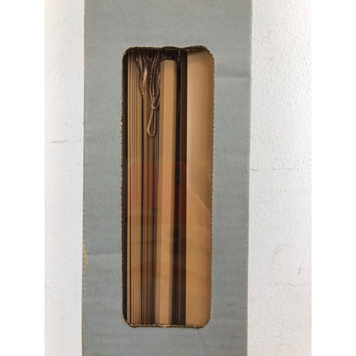 34W x 48L, Mainstays 1in Cordless Vinyl Room Darkening Mini Blinds, Khaki