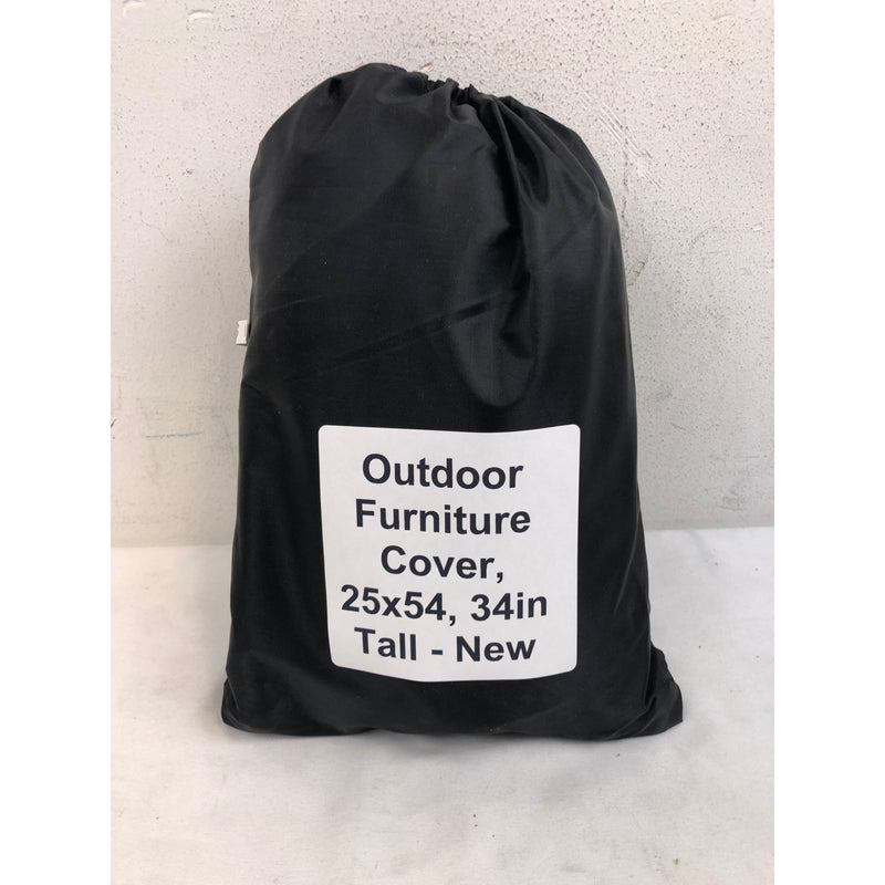 Outdoor Furniture Cover, 25x54, 34in Tall
