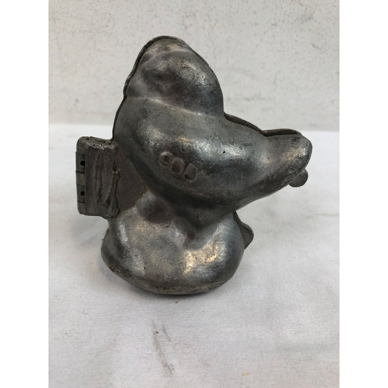 Chicken 652 Vintage Pewter Ice Cream Mold, E and Co NY Eppelsheimer