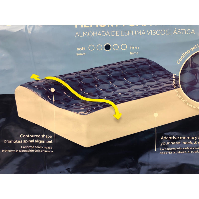 Sealy Cooling Gel Contour Memory Foam Pillow