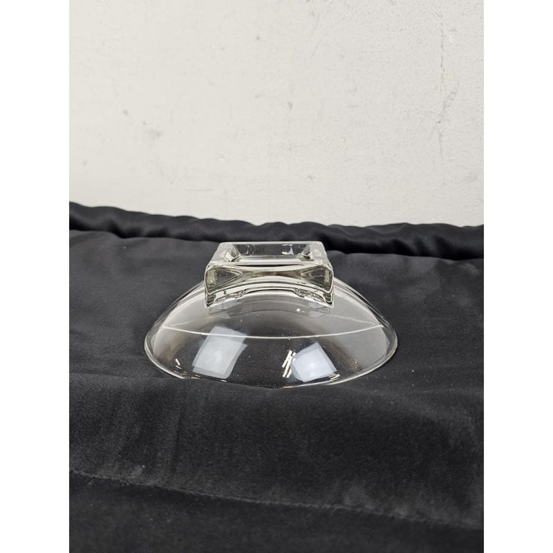 MCM 1950's Cambridge Glass Square Pattern Divided Bowl