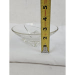 MCM 1950's Cambridge Glass Square Pattern Divided Bowl