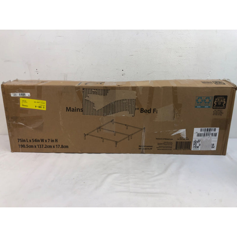 Mainstays Ardent Full 7in Bed Frame, Adult, Easy to Assemble