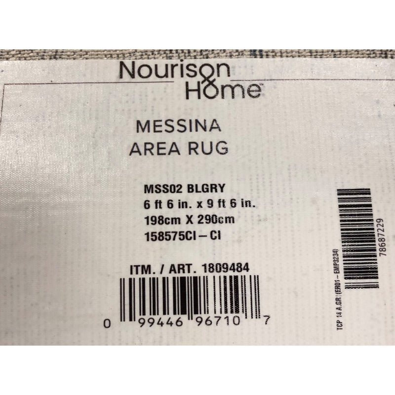 6ft6in x 9ft6in, Nourison Messina Area Rug, Basilica