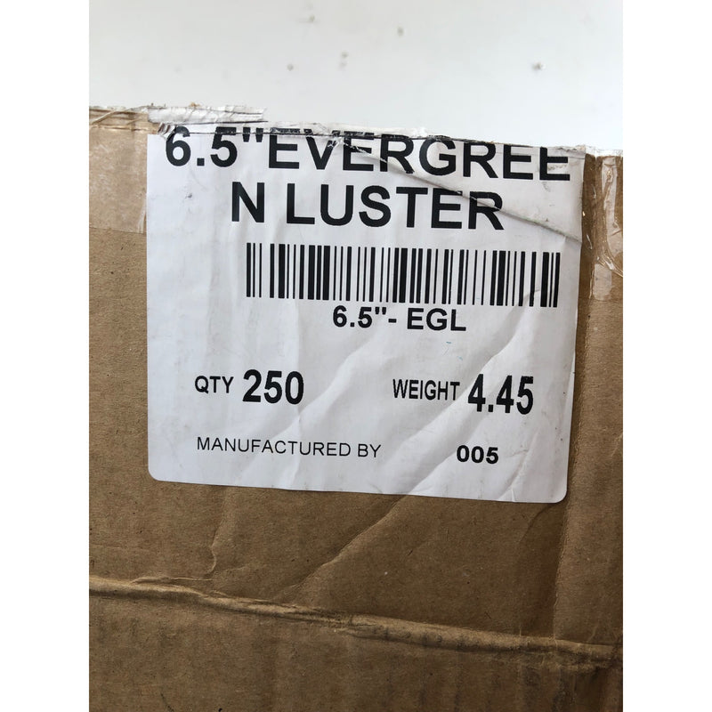 FloPak Luster Pot Covers, Evergreen 6.5in, 250ct