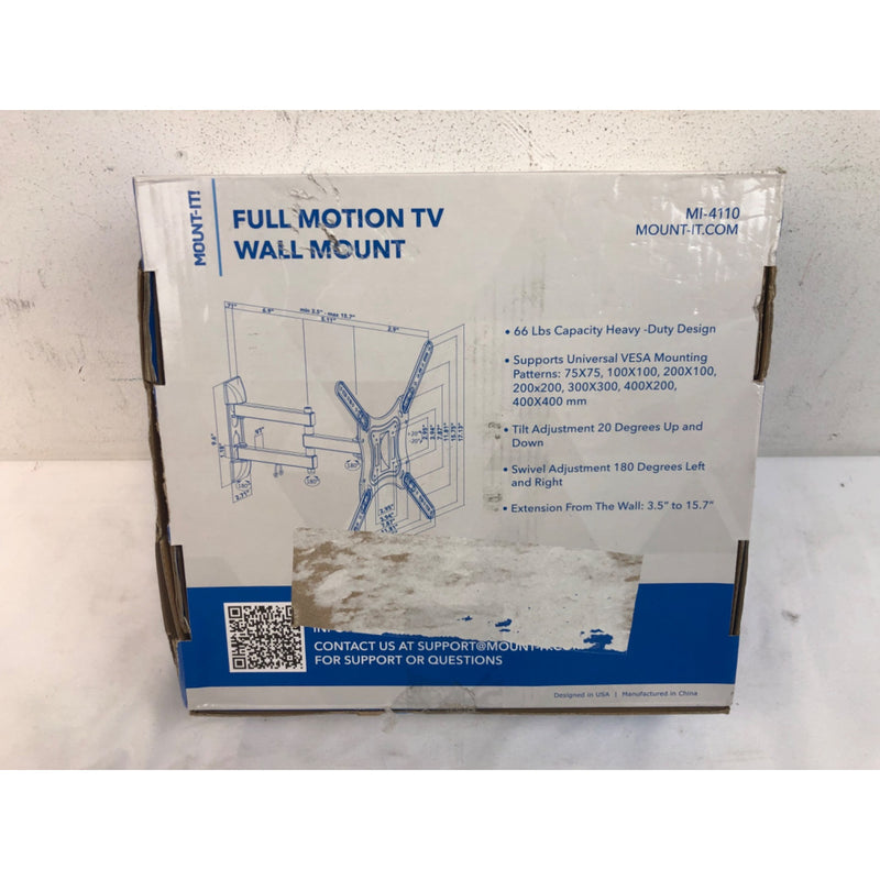 Mount-It! Full Motion TV Wall Mount with Swivel Arm, 55in Max