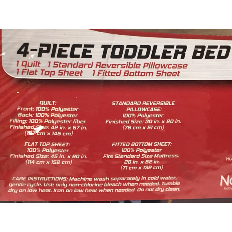 Disney Cars Radiator Springs 4 Piece Toddler Bedding Set