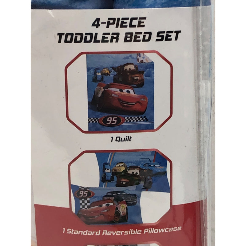 Disney Cars Radiator Springs 4 Piece Toddler Bedding Set