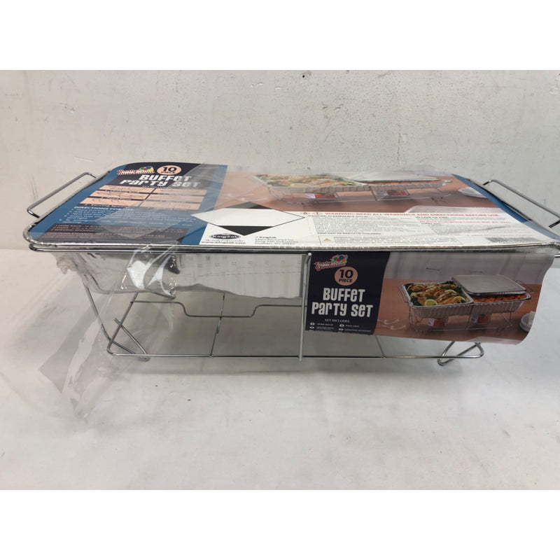 10 Piece Buffet Set Including Fuel Party Supply Set