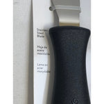Wilton Angled Icing Spatula, 9-inch, Black & Silver