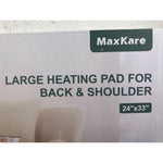 MaxKare Large Heating Pad with 4 Heat Settings & Auto Shut-off, 24inx33in, Green