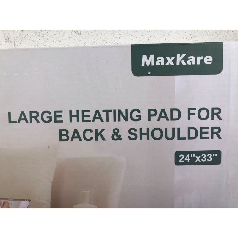 MaxKare Large Heating Pad with 4 Heat Settings & Auto Shut-off, 24inx33in, Green