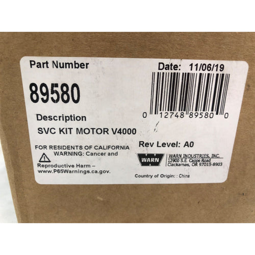 WARN Motor Service Kit, V4000, 89580
