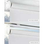 CHICOLOGY Snap-N-Glide Cordless Roller Shade, Urban White (Light Filtering) 22"W X 72"H