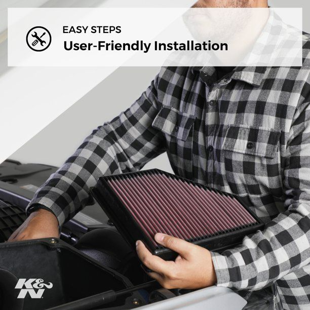 K&N Engine Air Filter: High Performance, Premium, Washable, Replacement Filter: 2009-2017 BMW