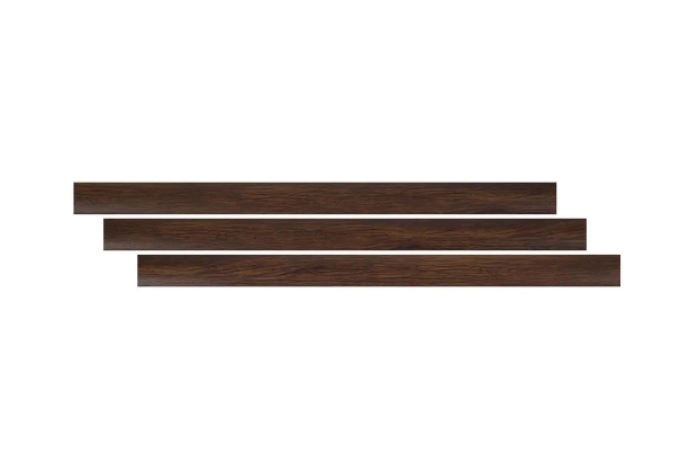 Herritage Antique Mahogany 1/4 in. Thick x 1 3/4 in. Wide x 94 in. Length Luxury Vinyl T-molding