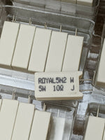 20 Royal 5 Watt 10 Ohm 5% Tolerance Cement Resistors, Radial Leads 5W Ceramic