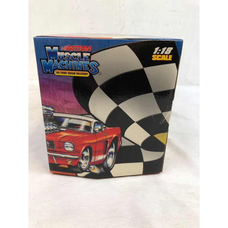 Muscle Machines 1:18 Scale Die Cast Car - Elliott Sadler 40 Sedan Delivery M&M