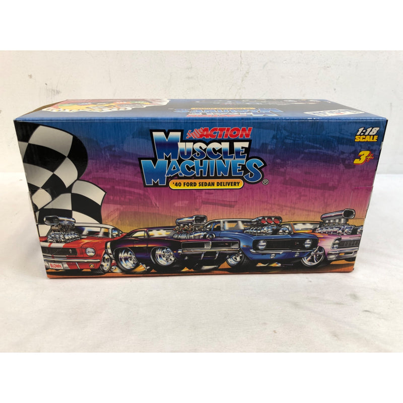Muscle Machines 1:18 Scale Die Cast Car - Elliott Sadler 40 Sedan Delivery M&M