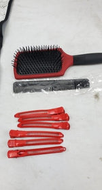 Hot Hair Tools Cool Carry Bag with Brush, Comb & Styling Clips