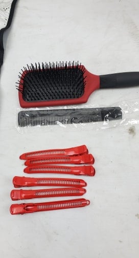 Hot Hair Tools Cool Carry Bag with Brush, Comb & Styling Clips