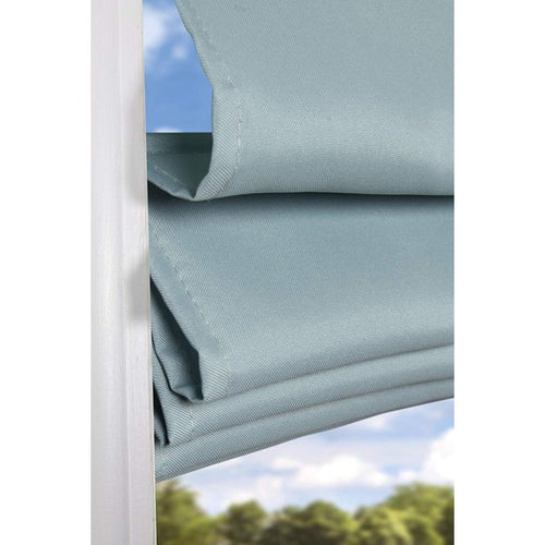 Arlo Blinds Light Filtering Fabric Roman Curtain Drape Shades, Seascape, 40"W x 60"H, Cordless Lift Window Blinds