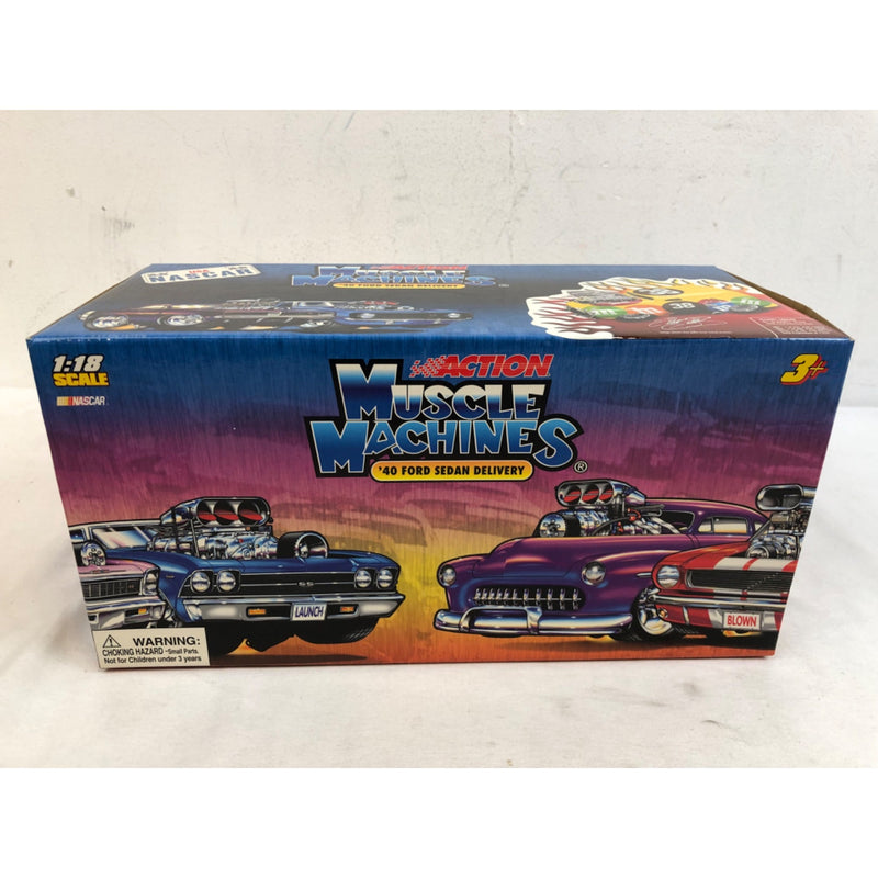 Muscle Machines 1:18 Scale Die Cast Car - Elliott Sadler 40 Sedan Delivery M&M