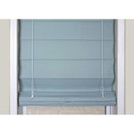 Arlo Blinds Light Filtering Fabric Roman Curtain Drape Shades, Seascape, 40"W x 60"H, Cordless Lift Window Blinds