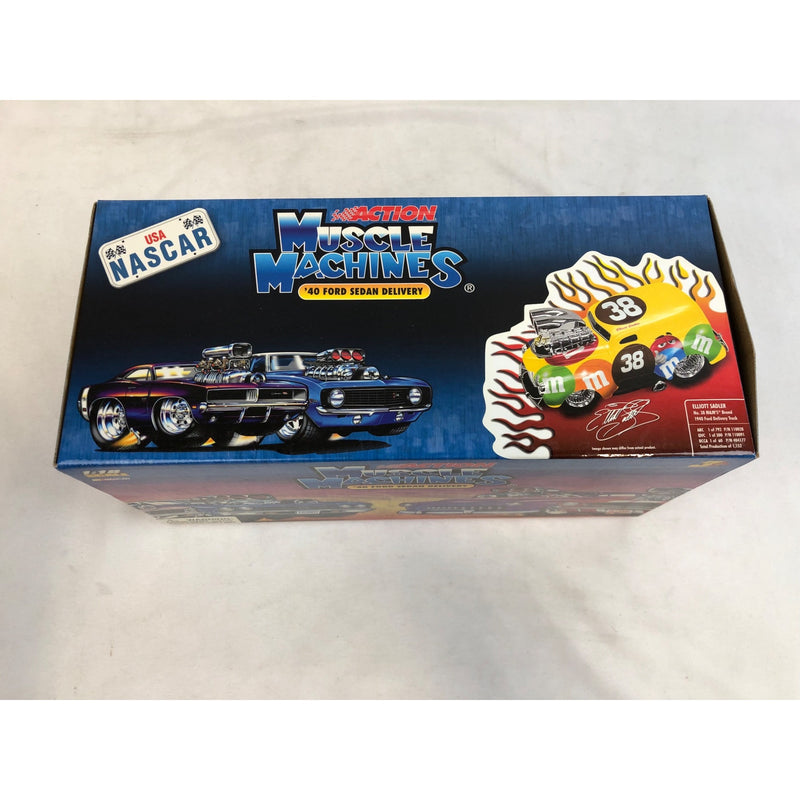Muscle Machines 1:18 Scale Die Cast Car - Elliott Sadler 40 Sedan Delivery M&M